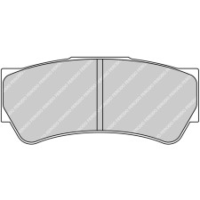 Plăcuțe de frână FERODO DS2500 FRP3103H - F-RP3103H - FRP3103H - 3666618076102
